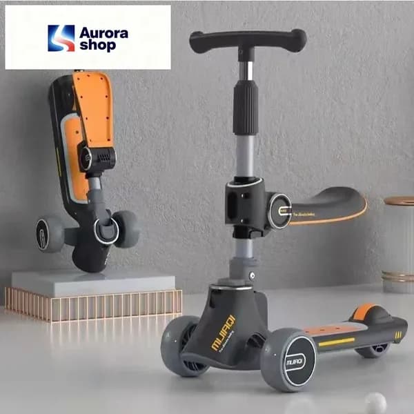Самокат AMFARIO-1746759973, черный