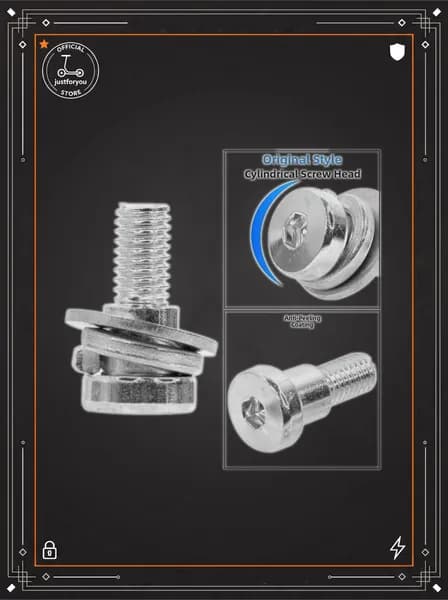 Винты для заднего колеса из нержавеющей стали для электросамоката Xiaomi M365 Pro
