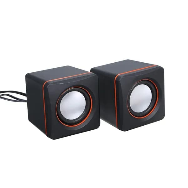 Music Speaker Настольный динамик мини Music Speaker с 3,5-мм разъемом для ноутбука, премиум, стильный дизайн, Музыкальный ...