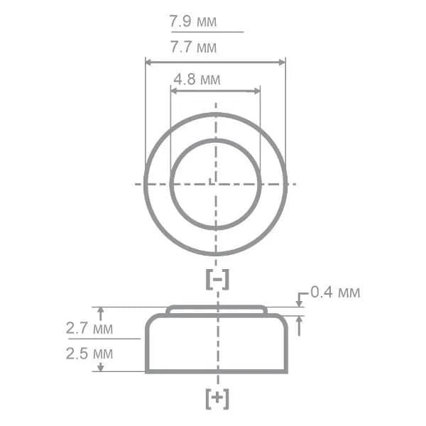 Батарейка литиевая Camelion AG10-BP10