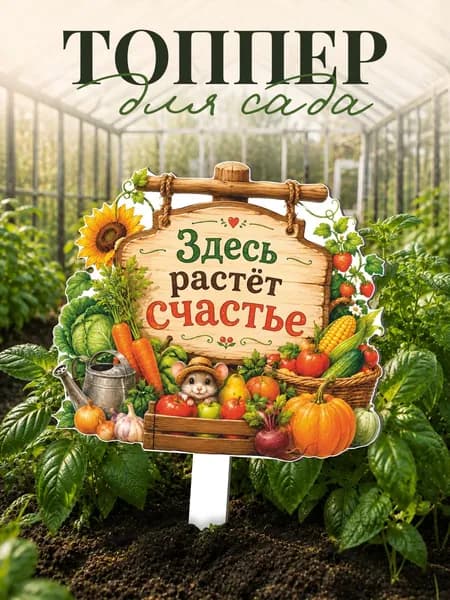 Фигурки для сада Здесь растет счастье
