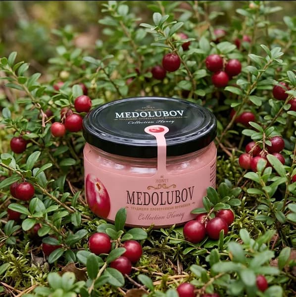 Медовое суфле с Клюквой "Medolubov" 250мл