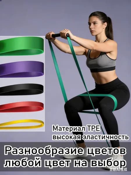 Резинки для фитнеса универсальный набор для начинающих и профессионалов