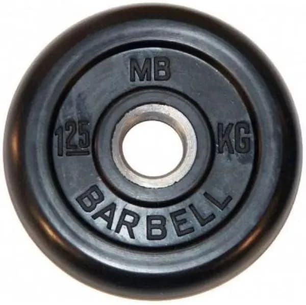 Диск обрезиненный MB Barbell, MB-PltB26-1,25, 26 мм, 1.25 кг