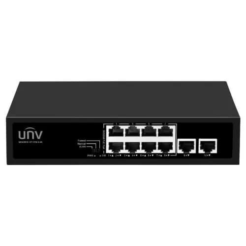 UNV NSW2010-10T 8 портов 10/100 PoE + 2 порта 10/100 Ethernet 96 Вт PoE неуправляемый коммутатор