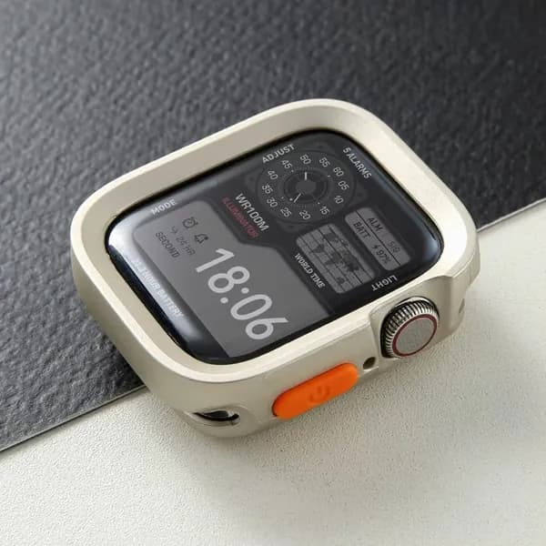 Защитный силиконовый чехол для корпуса часов Apple Watch 46 mm, бампер на Апл Вотч 10/11