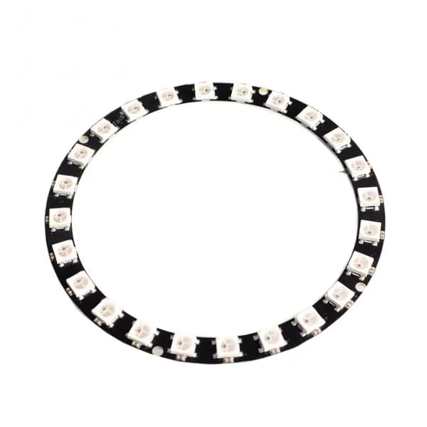 Модульная Лента WS2812B 24 Бита 24 X WS2812 5050 RGB LED Кольцевая Лампа со Встроенными Драйверами ws2812 RGB 24