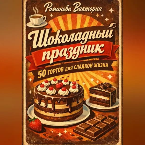 Шоколадный праздник: 50 тортов для сладкой жизни | Романова Виктория | Электронная аудиокнига