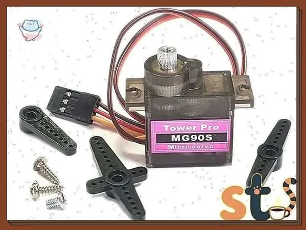 Микро сервопривод цифровой TowerPro MG90S 180 градусов С металлическими шестернями