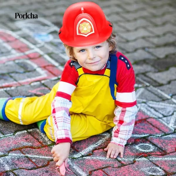 Пожарная каска игрушечная ролевая игра обучающая каска для детей