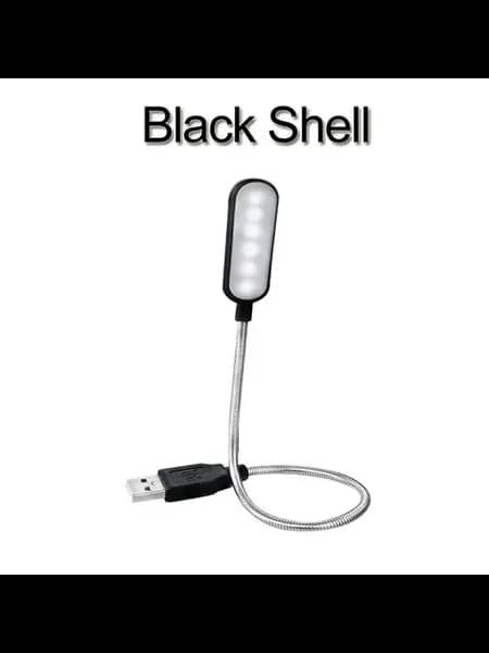 Гибкая USB LED Лампа Для Чтения, Портативный Ночник, Питание