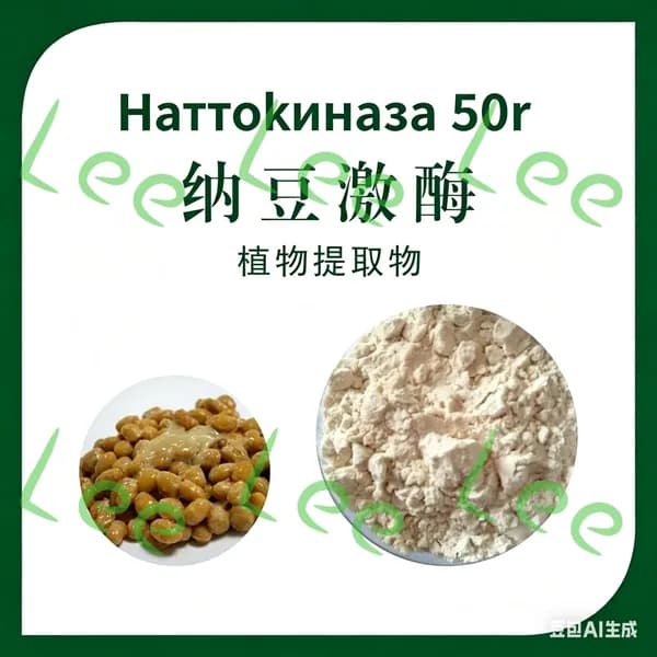 Чистый натуральный органический порошок наттокиназы 99% Наттокиназа 50g Антиокислительный порошок ферментов