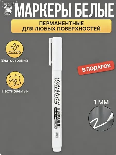 Набор маркеров Спиртовой, толщина: 1 мм, 1 шт.для скетчинга, Промышленный