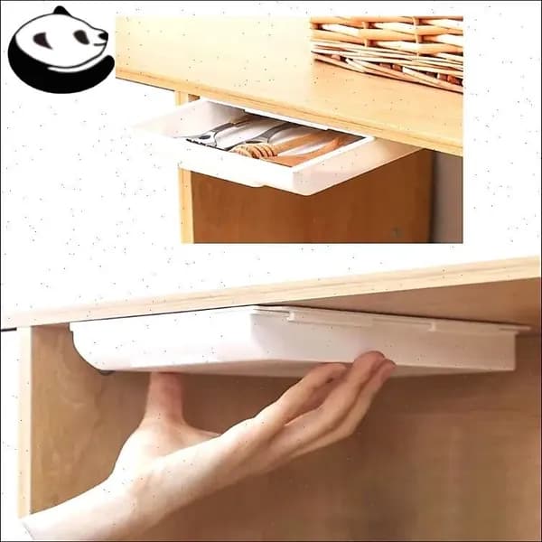 Органайзер с выдвижными ящиками 22x11x3.2 см 1 шт пластик белый