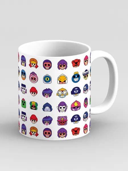 Кружка "Brawl Stars. Герои Бравл Старс"
