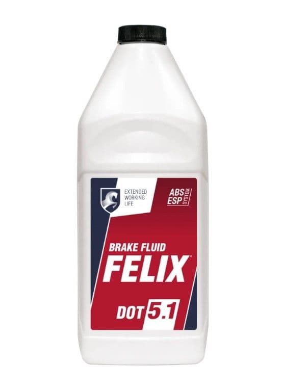 Жидкость тормозная FELIX DOT 5.1 (Тосол Синтез) 1л