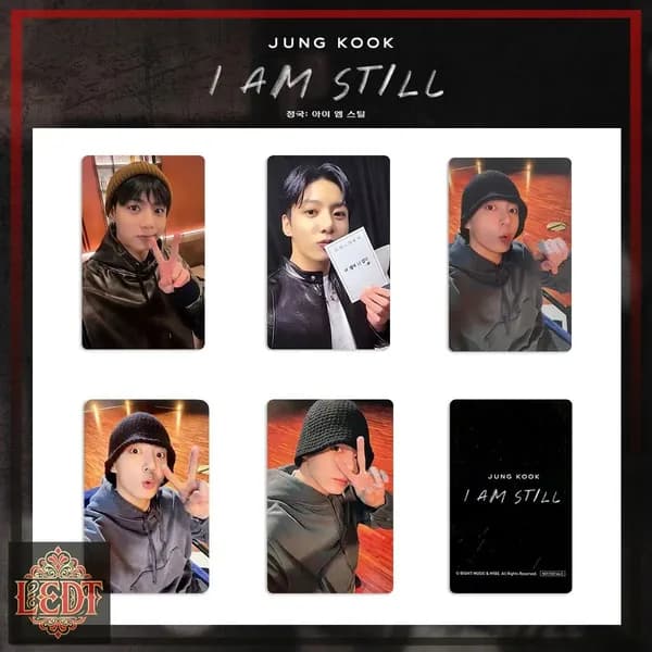 Карточки BTS Коллекционная карточка БТС JK I AM STILL Jungkook Коллекционная карточка 5.4*8.6cm