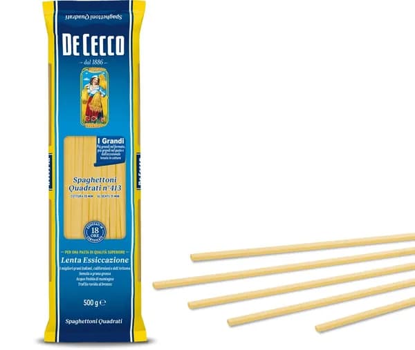 Макаронные изделия De Cecco № 413 Spaghettoni quadrati 500 г