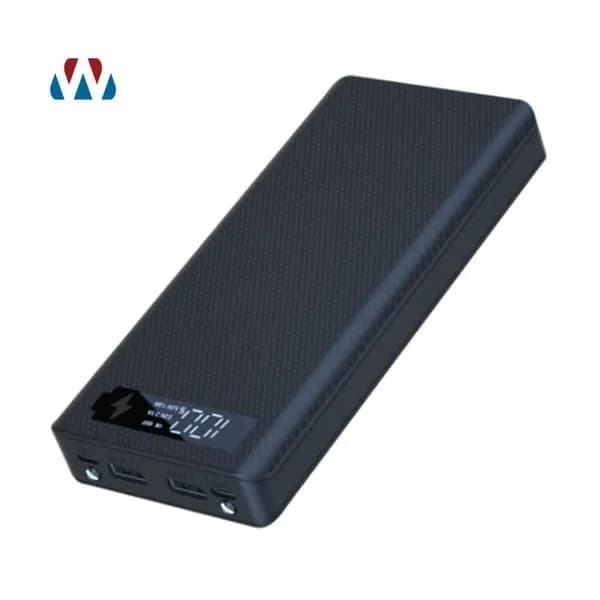 H9(VVTTDDU))8X18650 Зарядное устройство совместим с аккумулятора Power Bank Держатель DIY Shell Dual USB 18650 Аккумулятор хранения, стандартная зарядка черного цвета