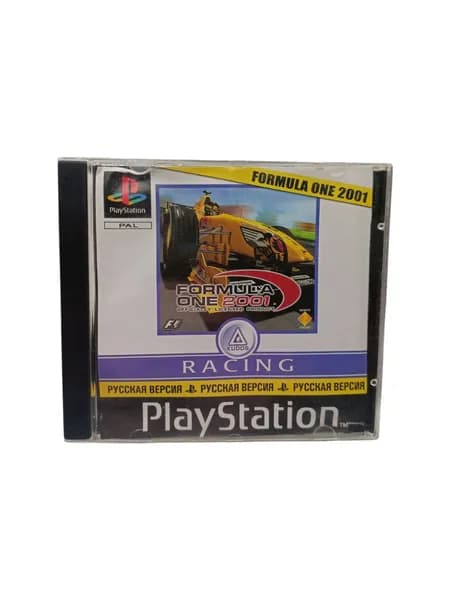 Винтажный компьютерный диск с игрой Formula one 2001.