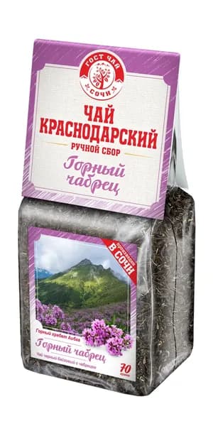 Краснодарский чай Ручной сбор 70г черный горный чабрец