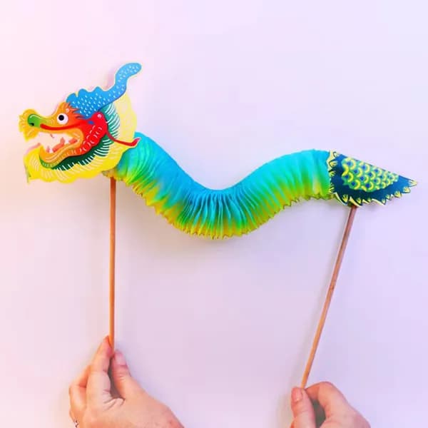 Набор для DIY "Дракон" на Новый год, украшения для рукоделия, голубой цвет