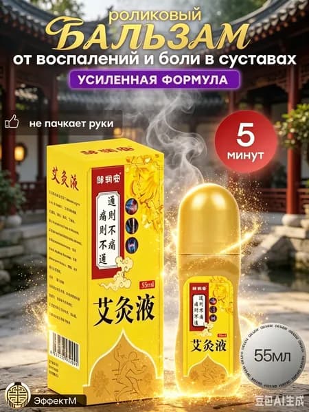 Роликовый бальзам для суставов от боли и воспалений
