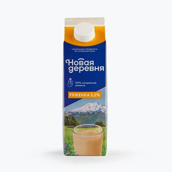 Ряженка 3,2%, 0,9 л, Новая Деревня