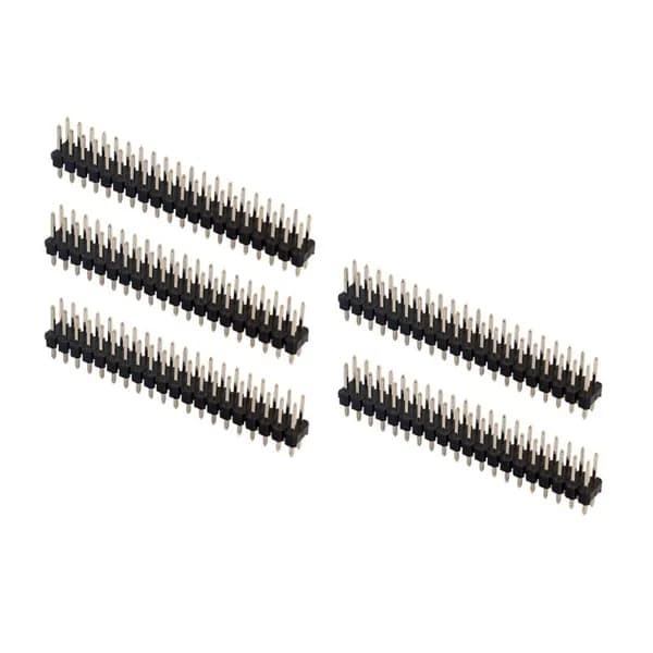 5 шт., разъемный разъем 0,1 дюйма, 2x20-контактный для GPIO