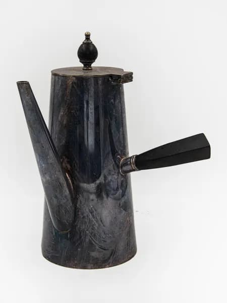 Кофейник, 1900 - 1930 годы, Англия; мельхиор, серебрение; 0.5 л.