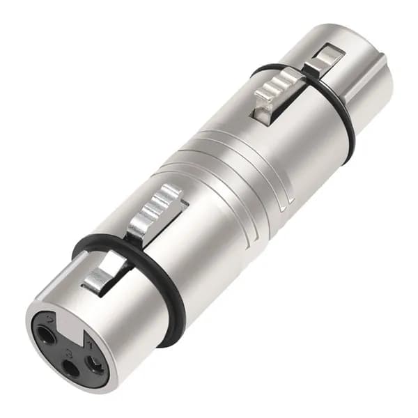 Адаптер XLR (Мама-Мама), 3-Контактный Разъем Для Микрофона