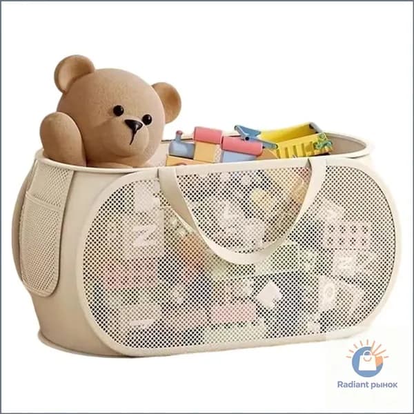 Корзина для хранения длина 60 см, ширина 34 см, высота 34 см.