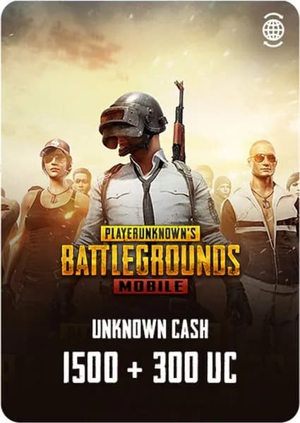 Игровая валюта PUBG Mobile 1500 + 300 UC (цифровая версия)