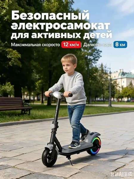 Электросамокат mzm-20260430160238401, черный