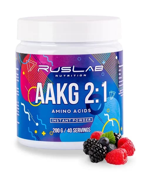 Аминокислота  AAKG 2:1 (200 гр),вкус лесные ягоды