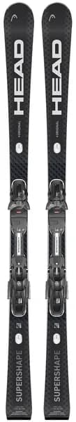 Горные лыжи HEAD Supershape e-Original SW BB-PR black silver 163 + PRD 12 GW