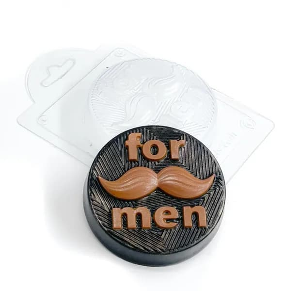 For men - формочка пластиковая для изготовления мыла, шоколада и гипсовых отливок