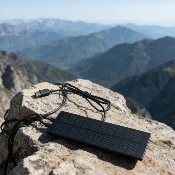 Солнечная панель 1 Вт, 5 В, выход USB-C, размеры 148 45 мм