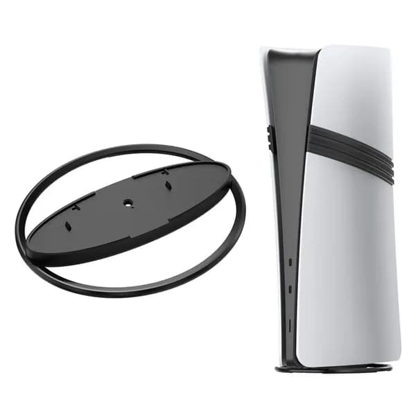 Металлический вертикальный стойка для PlayStation 5, PS5 Slim и PS5 Pro, чёрная