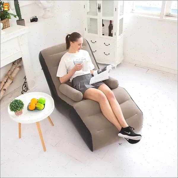 Бескаркасный диван Матрас, Бархат, Размер XXXXXL,коричневый