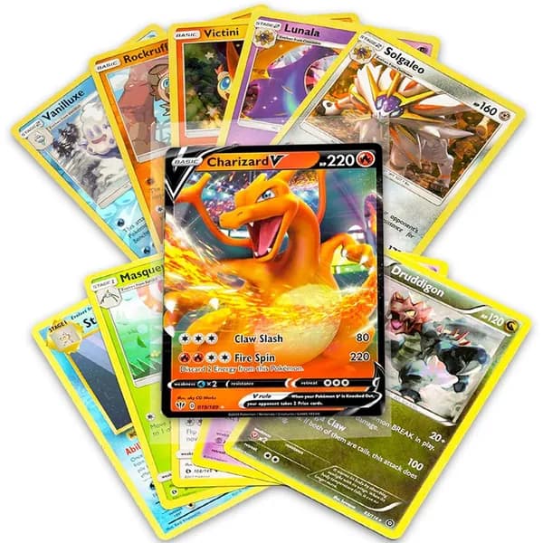 Коллекционные карточки Pokemon Покемон для настольной игры Бустер-пак Боевое усиление,30 шт.