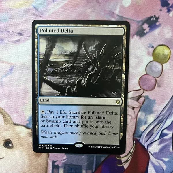 Кастомные прокси-карты высокого качества, MTG PROXY CARDS фойловые карты не, стандартный размер Polluted Delta 239