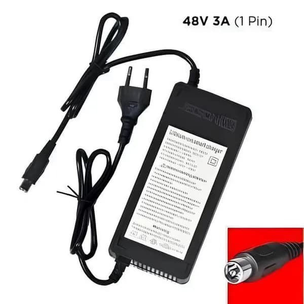Зарядное устройство Mingto 48V 3A для колхозников и фетбайков RCA (тюльпан)
