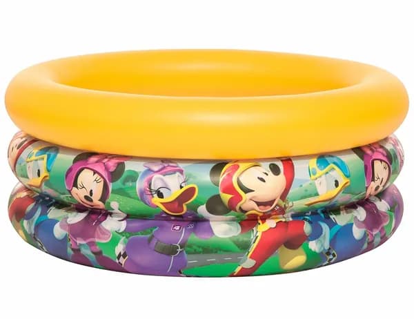 Надувной детский бассейн Bestway 91018, круглый, Mickey Mouse, 122х25 см, объём 140 л