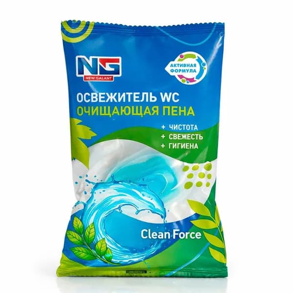 Освежитель для унитаза подвесной тм NEW GALAXY 30гр., Clean Force