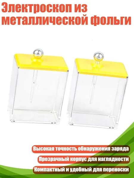 Электроскоп из металлической фольги
