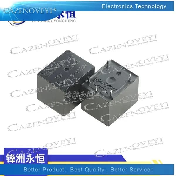 2шт./лот SARM-S-112D4 15A 12VDC car toy stroller 5-pin proxy relay genuine product реле