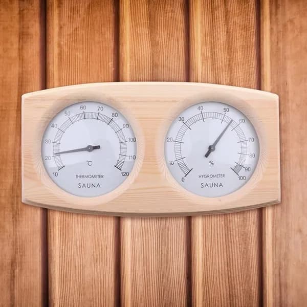 Деревянный термогигрометр для сауны: от 10 до 120 C и 0 100 % влажности