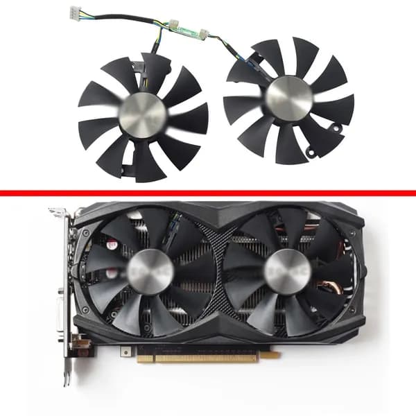 Вентиляторы для видеокарт Zotac 960 950 AMP PowerColor RX 580 KFA2 1060