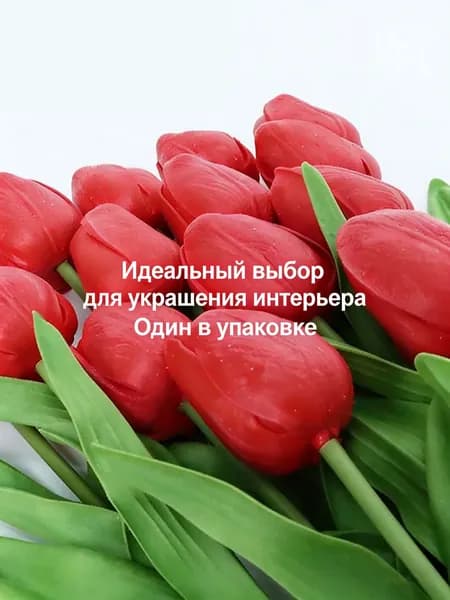Стабилизированные цветы Тюльпан, 35 см, 12 гр, 1 шт